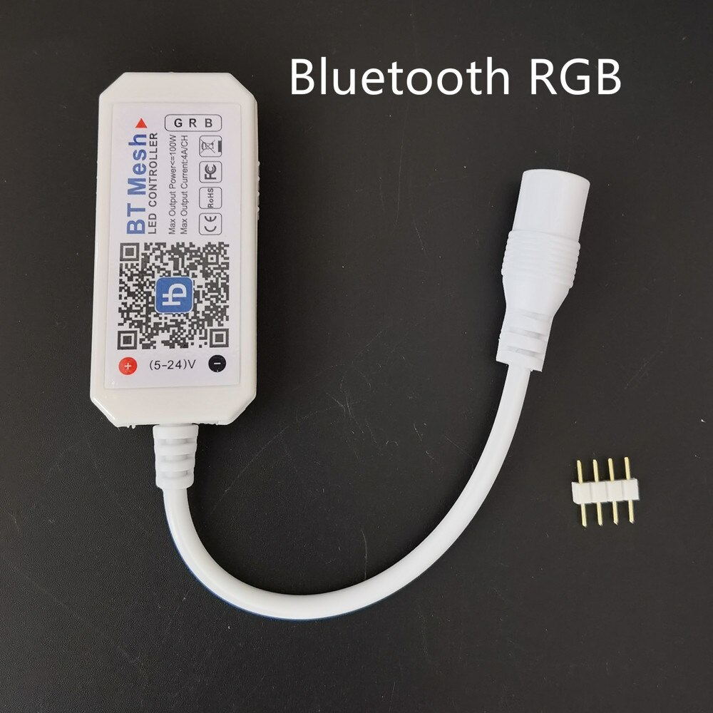 Bt Mesh DC5V 12V 24V Bluetooth Rgb Led Controller Rgb Rgbw Rgbww Led Bluetooth Rgb Strip Licht Controller voor 5050 2835 Tape