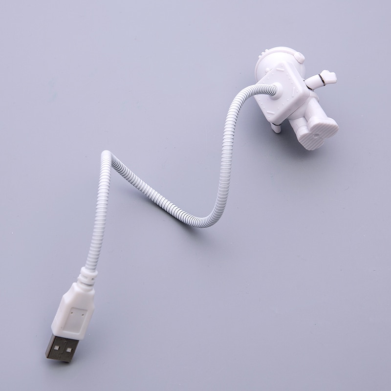 Flexibele usb witte astronaut buis draagbare led nachtlamp  dc 5v lampen voor computer laptop pc notebook lezen huisdecoratie