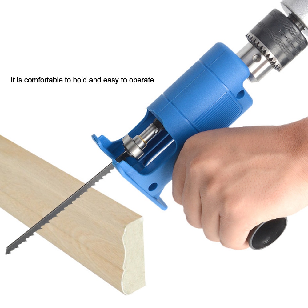 Outil bois scie alternative travail du bois maison 4 lames perceuse électrique fichier multifonctionnel puissant attachement métal coupe coffre-fort