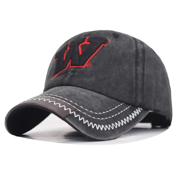 Bone Mannen Baseball Cap Vrouwen Snapback Caps Hoeden Voor Mannen Trucker Mannelijke Vintage Borduurwerk W Pet Dad Baseball Hoed cap: black