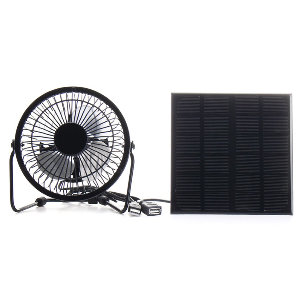 5W 4 inch Solar Exhaust Fan Mini Solar Panel Powered Fan for Office Outdoor Multifunction Solar Exhaust Fan