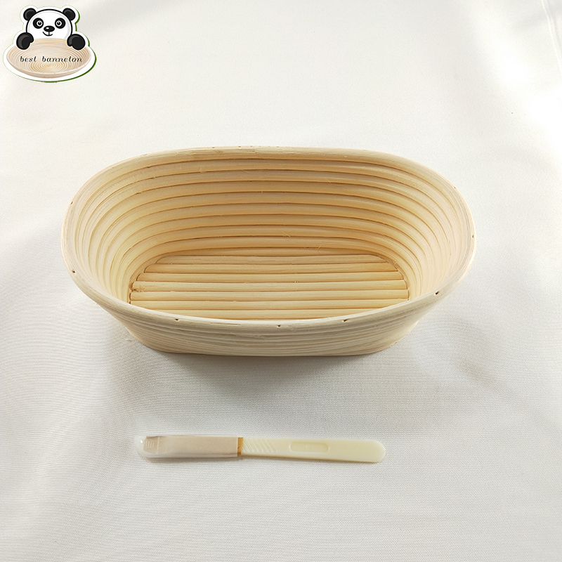 Panier à pain baguette en osier, grand bol à pâte cible, pour la reproduction de comptoir