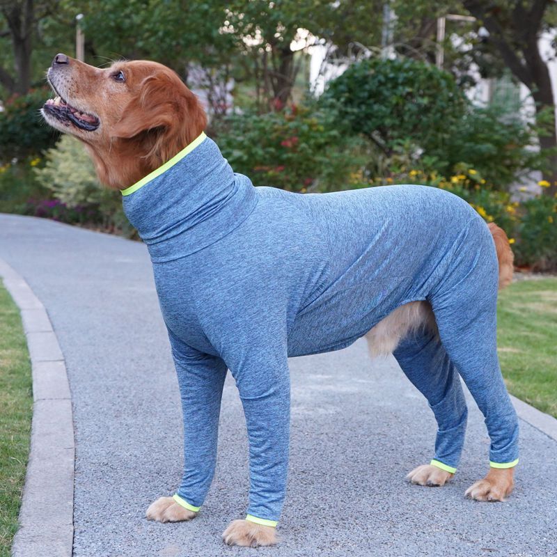 Mono de cobertura completa para perros grandes, traje de recuperación para perros después de la cirugía, mono anticaída, pijamas de aplamado para mascotas, monos para perros medianos y grandes