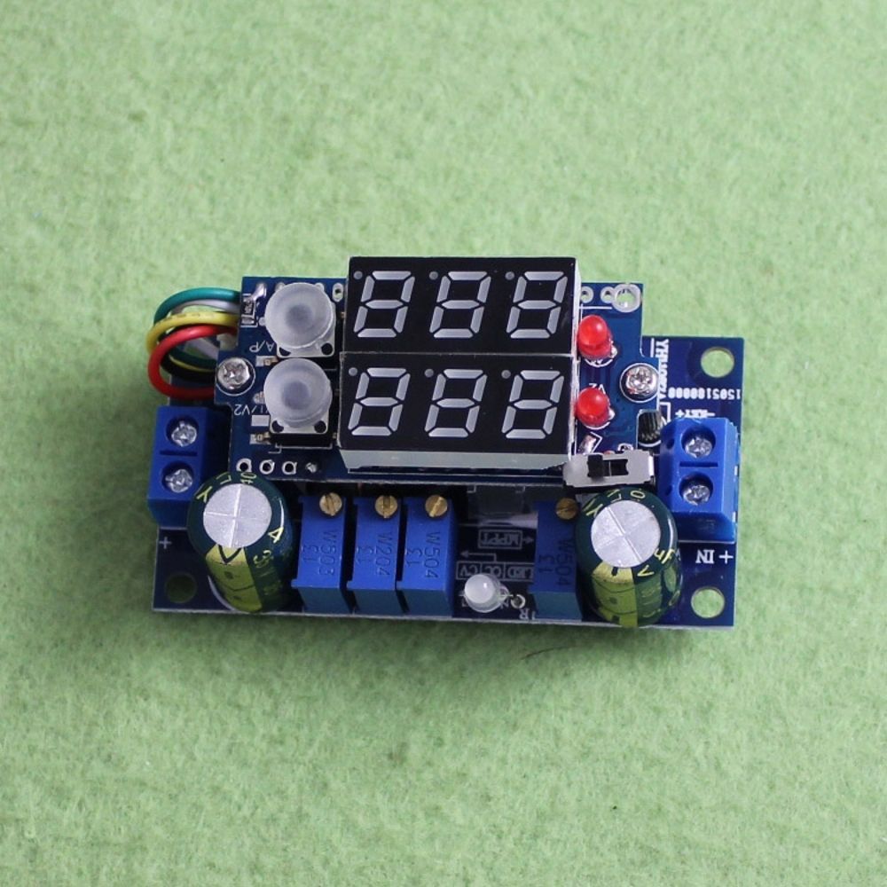 5A MPPT LED Solar Panel Controller – DC-DC Step-Down CC CV Buck Charging Module