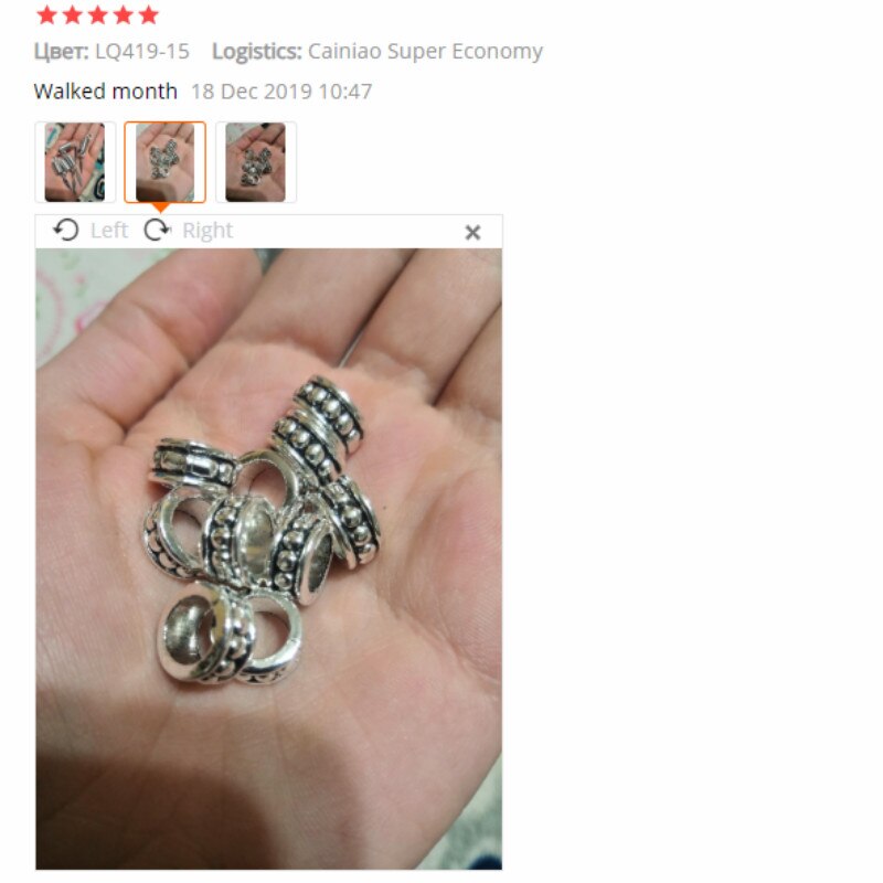 5Pcs Retro Zilver Metaal Haar Vlecht Dread Dreadlock Baard Kralen Ringen Buis Appro 6Mm Binnenste Gat Sieraden Maat 11*9Mm 14 Stijl