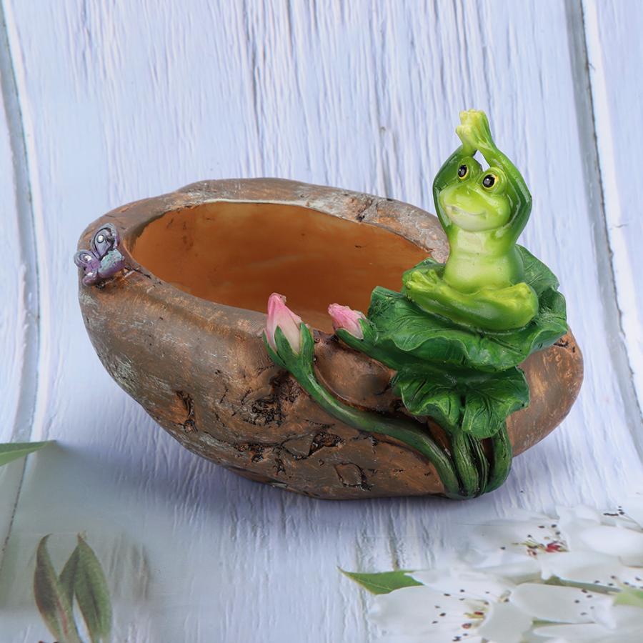 Cikonielf Resin Bloempot Bowls Cartoon Animal Bloempot Decoratie Desktop Vetplant Pot Ornament planter