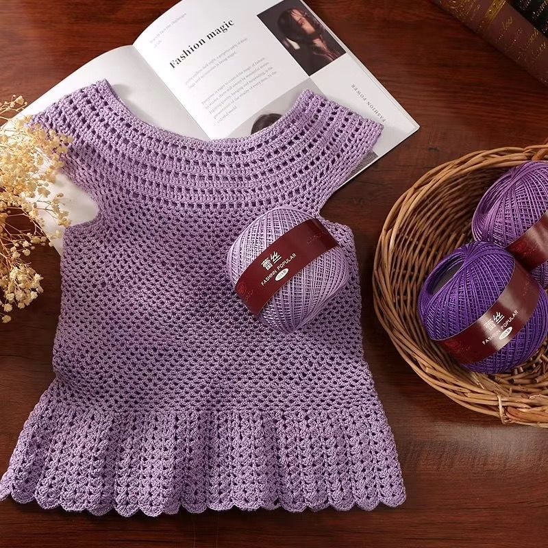 Size e 6,  lace yarn, cotton, crochet yarn, colorful thread, ball, handmade embroidery, cross stitch, needle lace, diy crochet dolls