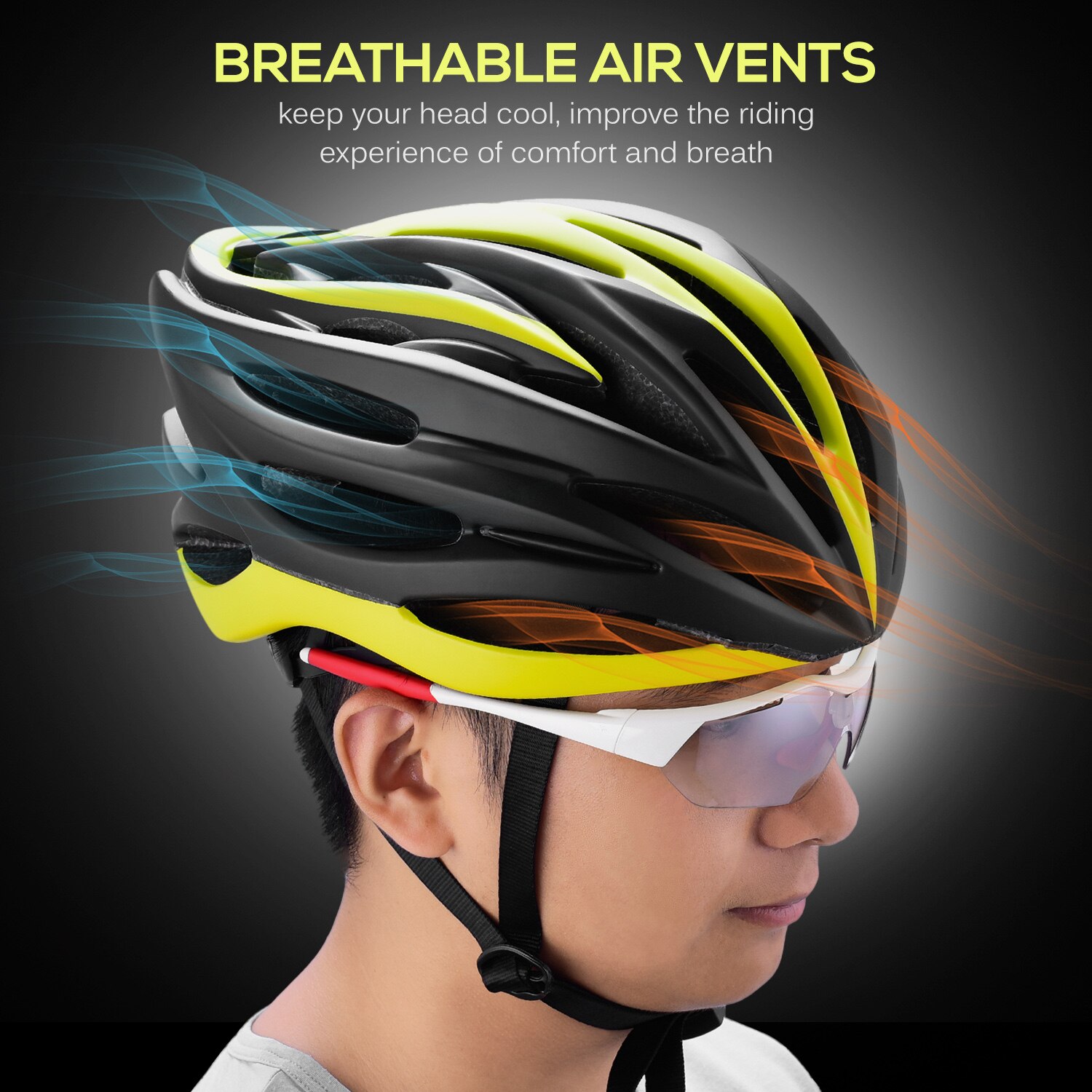 Lichtgewicht Fietshelm Verwijderbare Voering Pad Verstelbare Trail Racing Helm In-Mold Fietsen Fietshelm Fietsen Apparatuur
