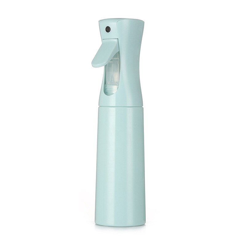 Botella pulverizadora de peluquería, botella pulverizadora de alta presión para el cabello, regadera en aerosol continua, director de estilista automático, 300ml: Gris claro