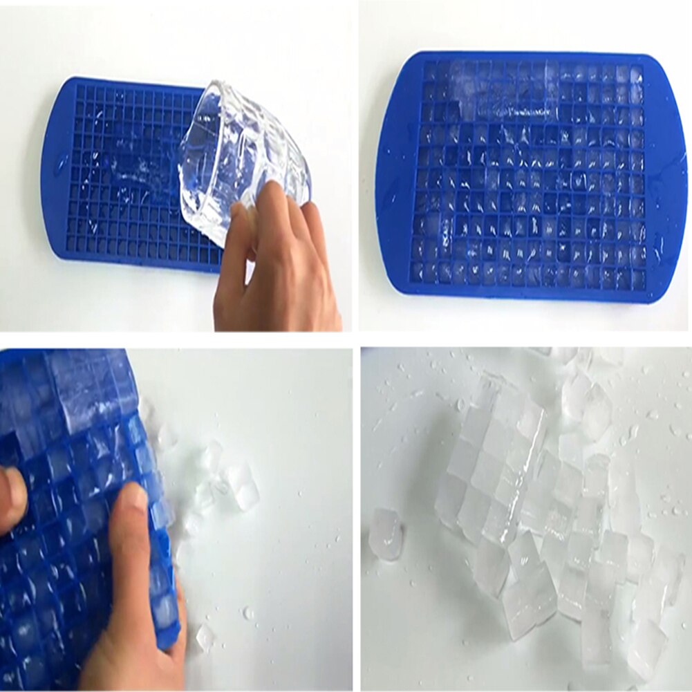 160 Grid Mini Square Ice Square Tray Manufacturer Food Grade Silicone Ice Mold Puddings Makers Chocolate Cake DIY Baking Tools