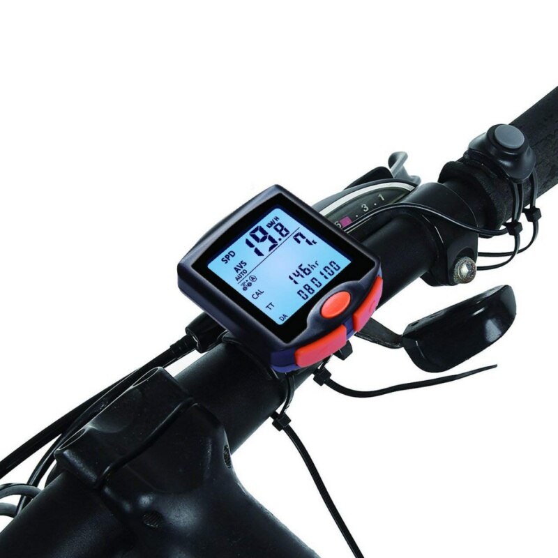 Undervisere elektronisk speedometer fireskærm med lysende vej til mountainbike cykeltilbehør 2