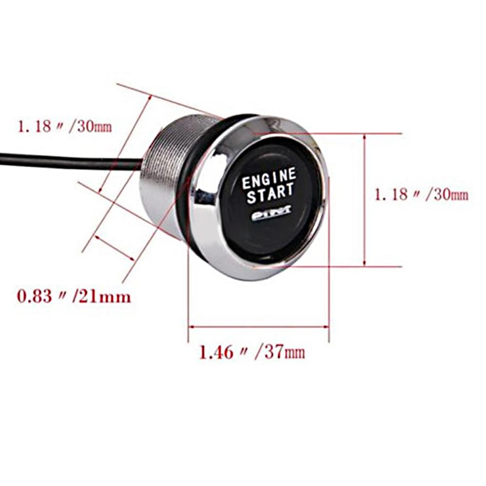 12V Car Engine Start Button Ignition Switch Starter Kit Auto Ignition Engine Switch