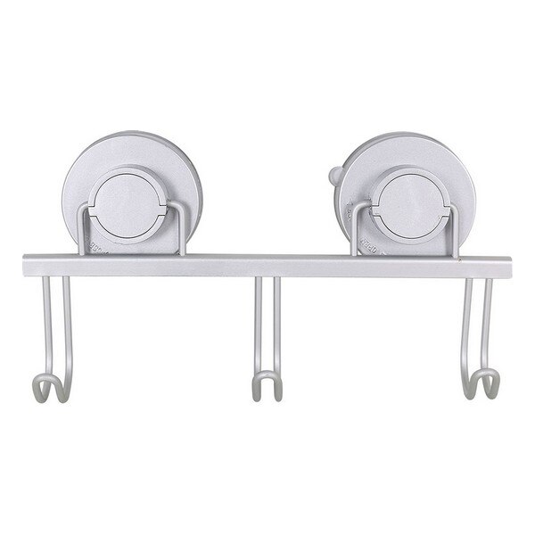 Colgador de puerta de aluminio cómodo (3 perchas)