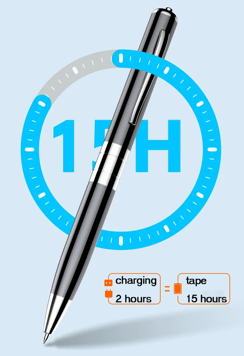 Mini Portable Pocket High-definition Noise Reduction Portable Recording Pen