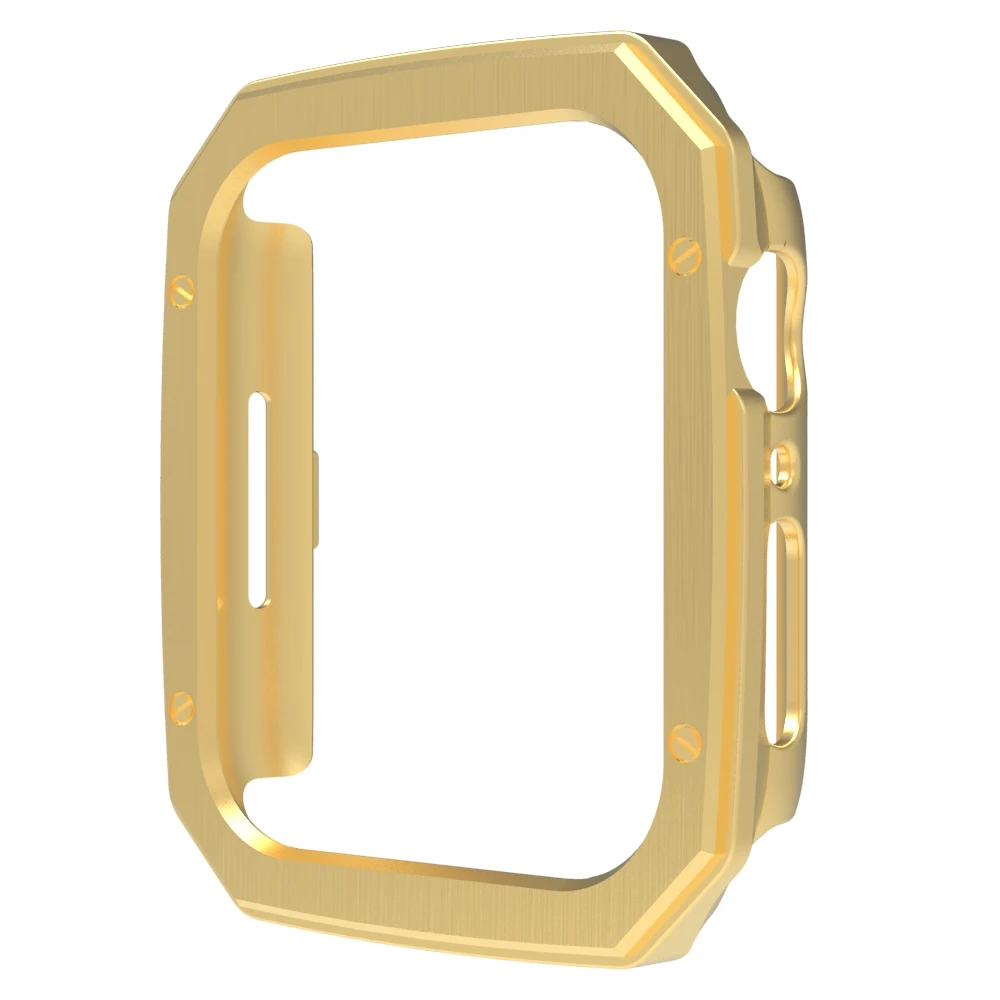 Capa dura para pc para apple watch ultra série 8 7 49mm 41mm 45mm capa de plástico revestida para iwatch 6 se 5 4 40mm 44mm capa protetora: Branco / 1 polegada