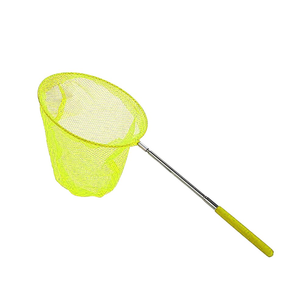 Netto Kids Outdoor Aquarium Telescopische Vissen Insect Vlinder Dragonfly Netto Roestvrij Stalen Staaf Vangen Kikkervisje Vis Netto Kids: YELLOW