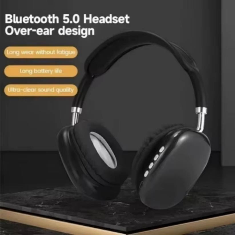 P9 Kabelloses Bluetooth-Headset, draussen-Sport, Spielen, kabellose Kopfhörer mit Mikrofon, Ohrhörer mit Geräuschunterdrückung, Bluetooth-Kopfhörer