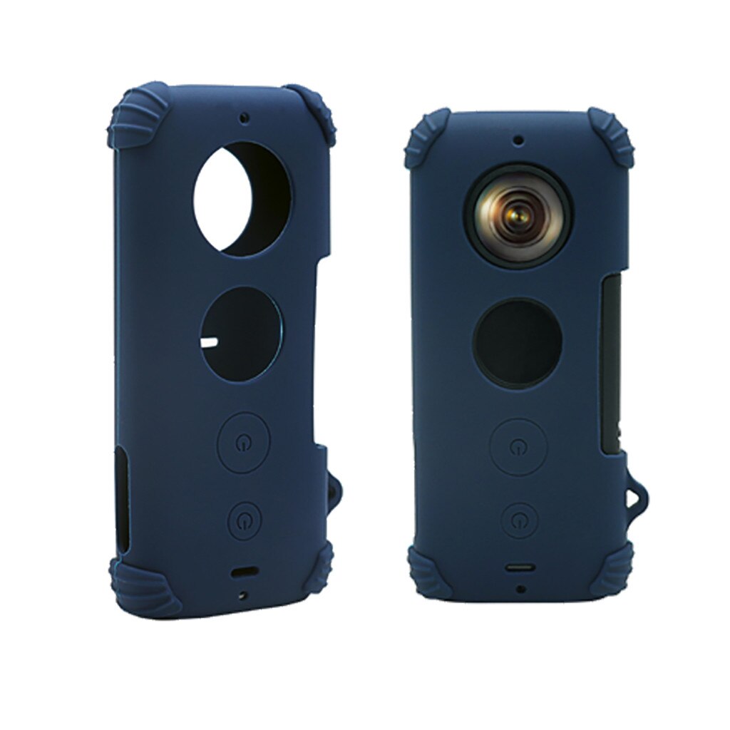 Siliconen Beschermhoes voor Insta 360 EEN X Bescherming Anti-Kras Cover Case voor insta Actie Camera Accessoires: BU