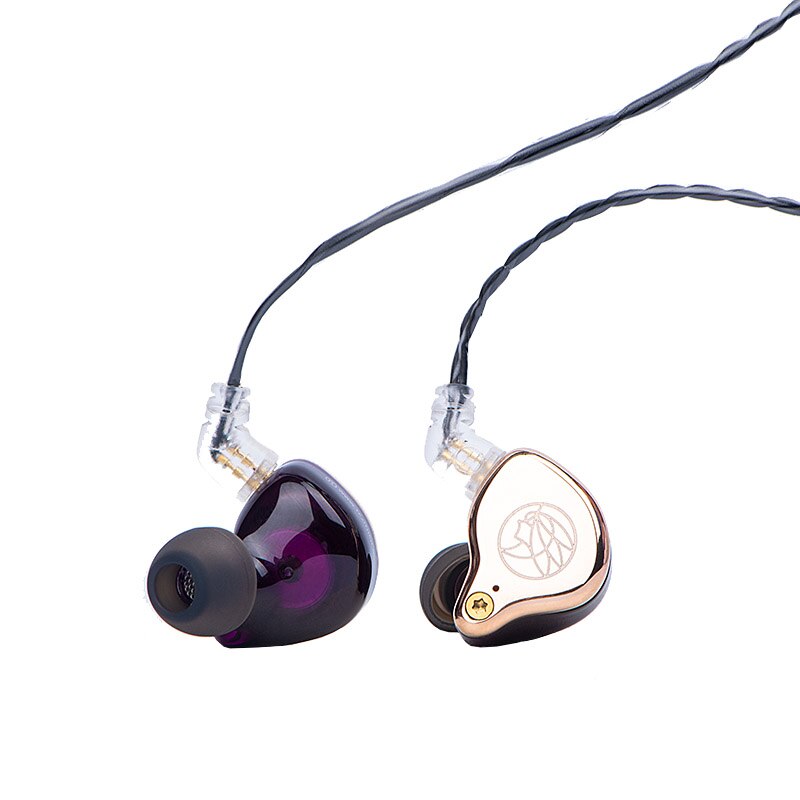 Tfz T2 Galaxy Grafeen Dynamische Driver Hifi In-Ear Oortelefoon Met 2pin/0.78 Mm Afneembare Kabel 16ohm 110dB 1.2 M Iem T2G: 002-golden