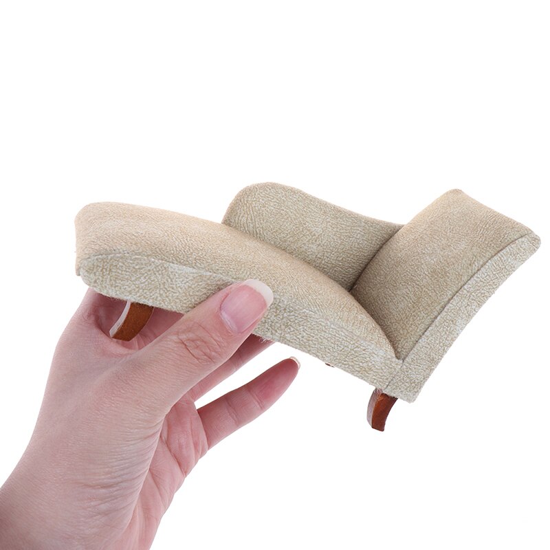 Dollhouse Miniature Sofa Couch Vintage Recliner Bedroom For Obitsu Ornament