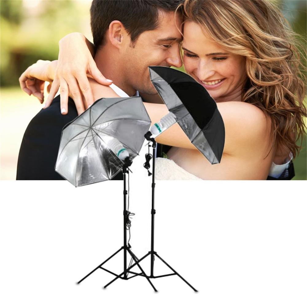 33&quot; 83cm Black Reflective Lighting Light Umbrella Soft Umbrellas For Photo Studio Photogrphy Photo Strobe Flash Light Reflector