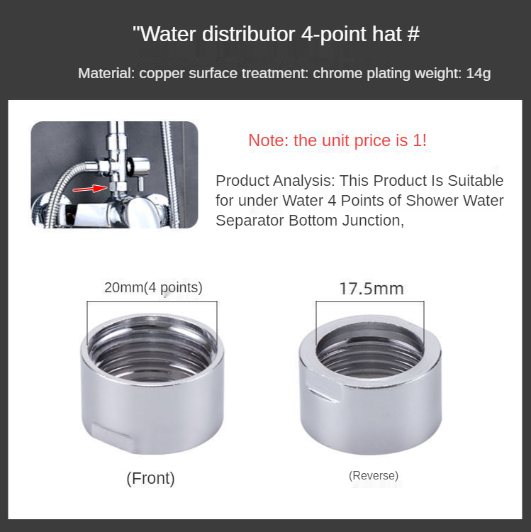 Wasserhahn Zugriffs Regen Dusche Wasserhahn Adapter Wasser Invertiert Schraube Mischventil Bad Reiniger Belüfter Stecker Küche Wasserhahn Teil: Nickel gebürstet