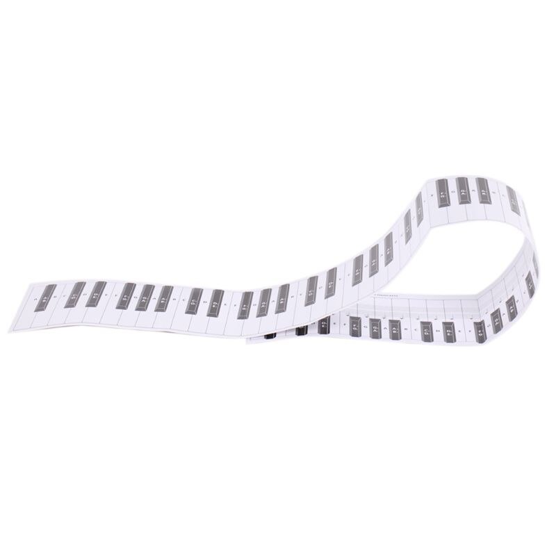 88 Keys Piano Keyboard Fingering Practice Chart Sheet Learning Accessories