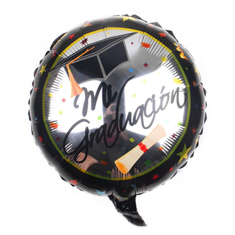 18 inch round doctor hat graduation aluminum foil balloon graduation carnival celebration theme decorative aluminum foil balloon
