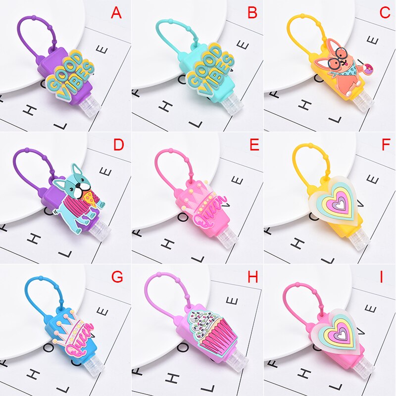 1 st silikon mini handsprit resebärbar säker gelhållare engångs ingen ren tvål dispenser hand gel hållare för barn