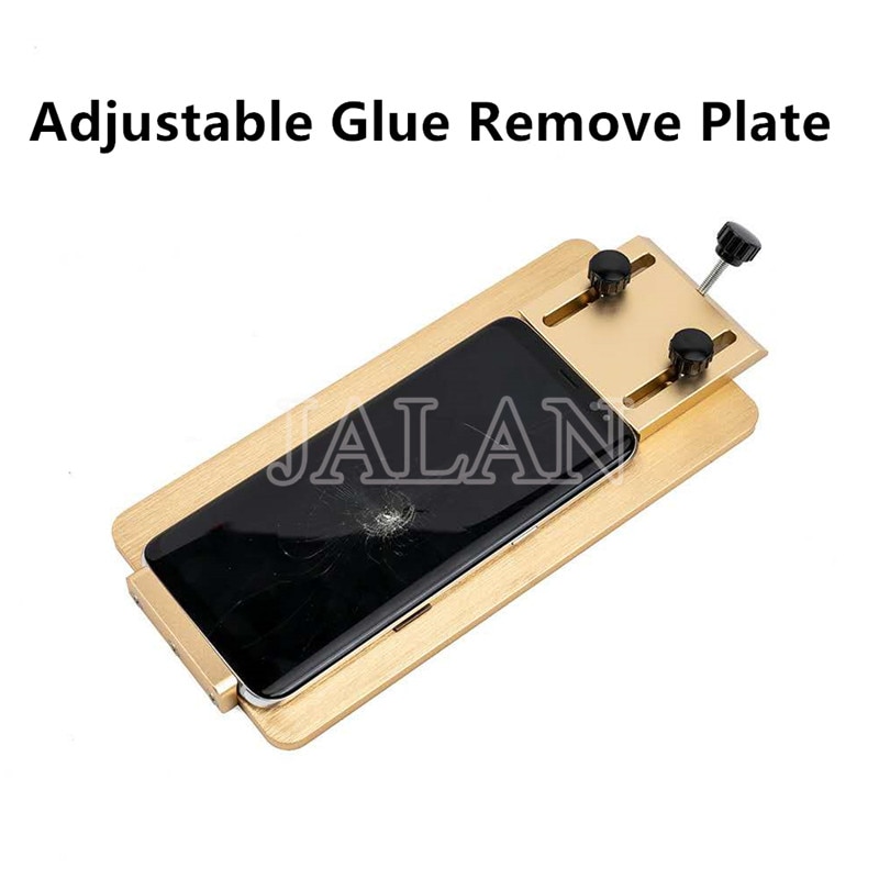 UYUE, placa de limpieza de pegamento Universal ajustable, para succión, calefacción, vidrio LCD, OCA, removedor de polarizador, accesorio de Máquina separadora
