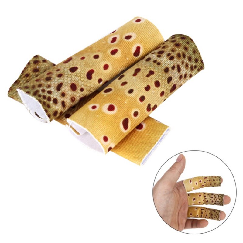 3 unids/set rasguño Anti protección dedo La Manga protectora de la línea de pesca funda para el dedo Protector accesorios de pesca