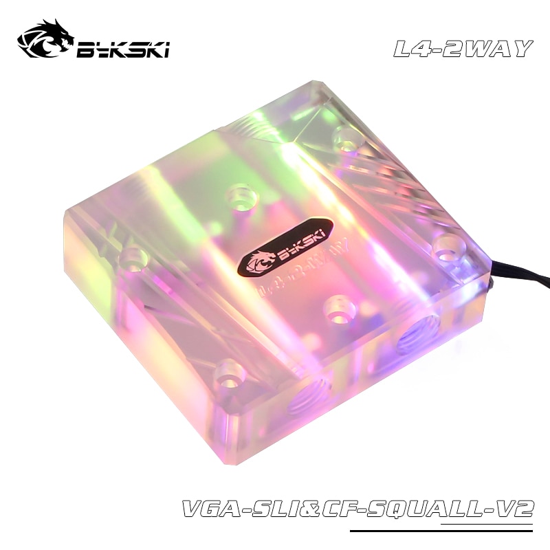 Bykski Graphics Card GPU Waterway Connection Adjustment Bridges Water Block Quad GPU 40mm SLI/CF Connection Bridge For Graphics