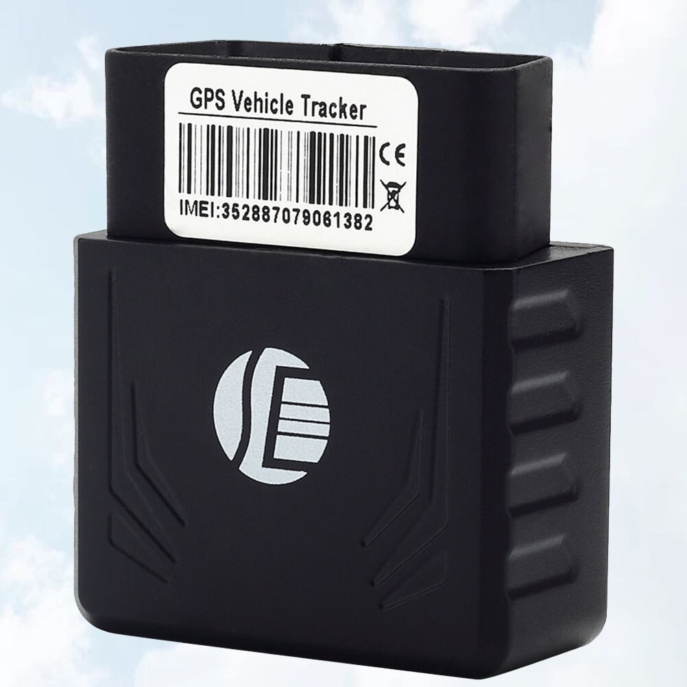 Durable GPS Transmitter Anti-theft Locator Portable Tracking Device for Car Auto Automobile(Black)