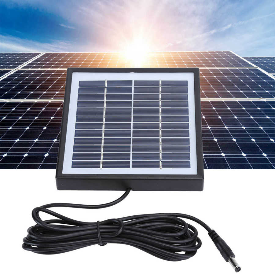 2W 12V Multifunctional Solar Panel Polysilicon Charging Board with Border for Outdoor Camping Solar Board Light Access