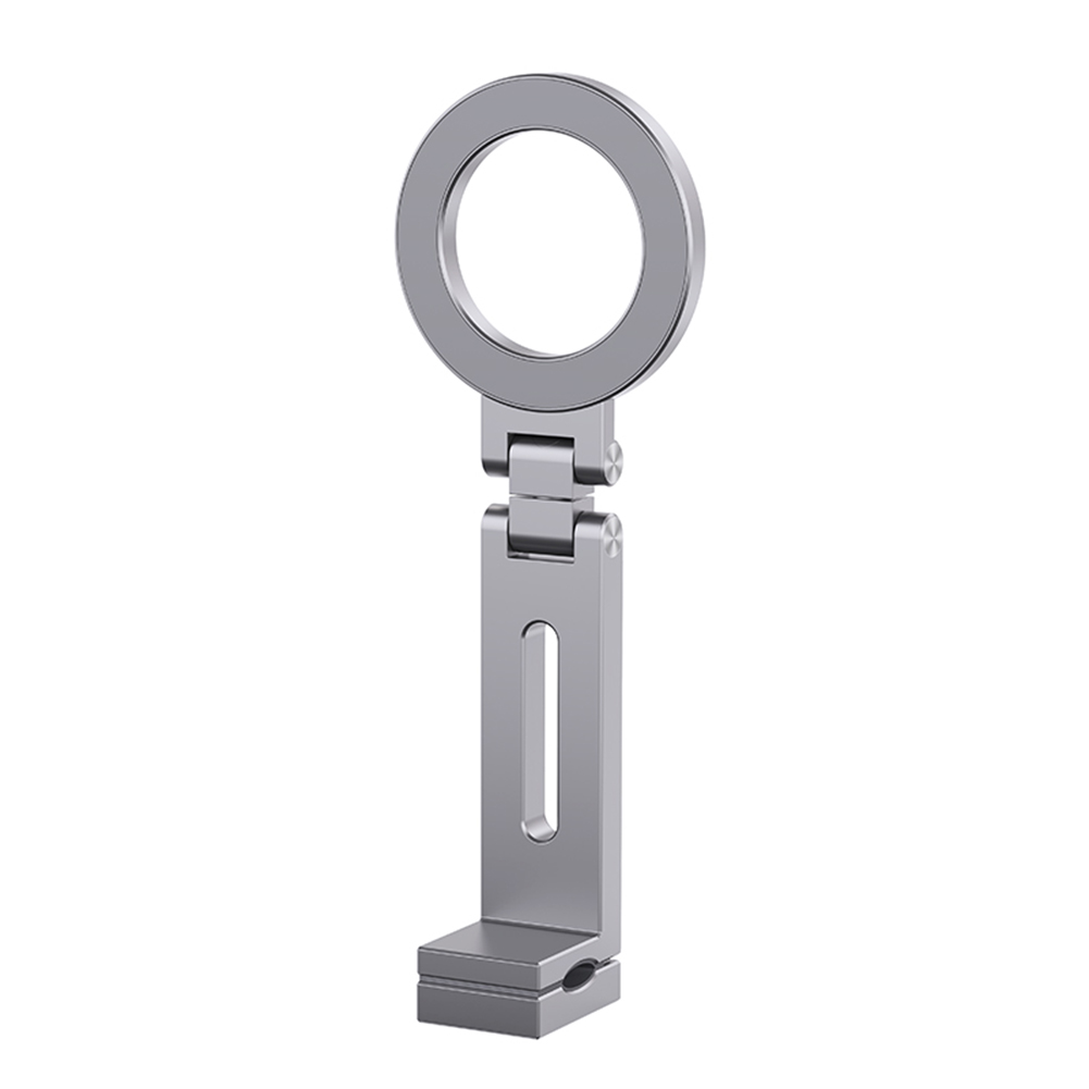 Universal Magnetic Phone Holder Travel Essentials Flexible Rotation Hands-Free Airplane Phone Mount for Phone: Silver