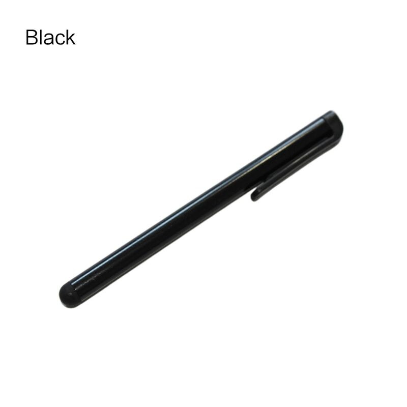 Clip Universal Weichen Kopf Für Telefon Tablet Durable Stylus Stift Kapazitiven Bleistift Touchscreen Stift: BK