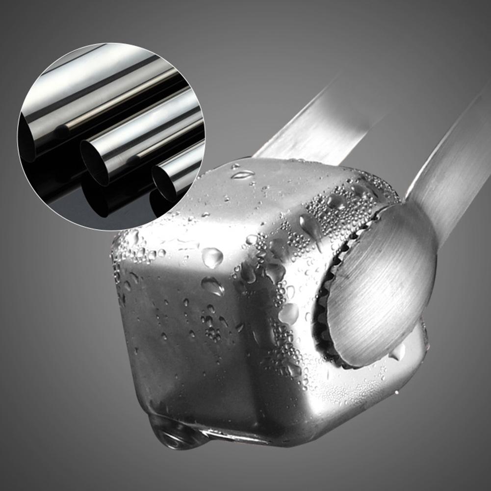 Stainless Steel Square Quick-frozen Ice Cubes Stones Whiskey Drink Beer Cooler Wine Cooling Cube Chilling Rock Party Bar Tool