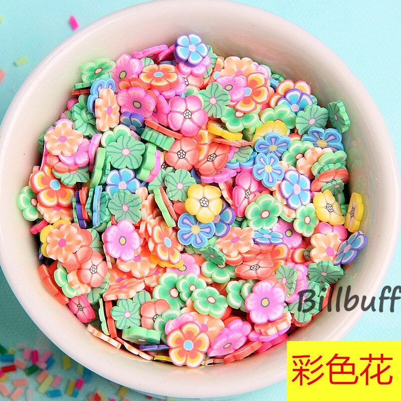100G Diy Fruit Plakjes Slimes Additieven Soft Slice Voor Nail Art Beauty Decor Slimes Filler Leveranties Charms Accessorie speelgoed: 100g toy gift 8