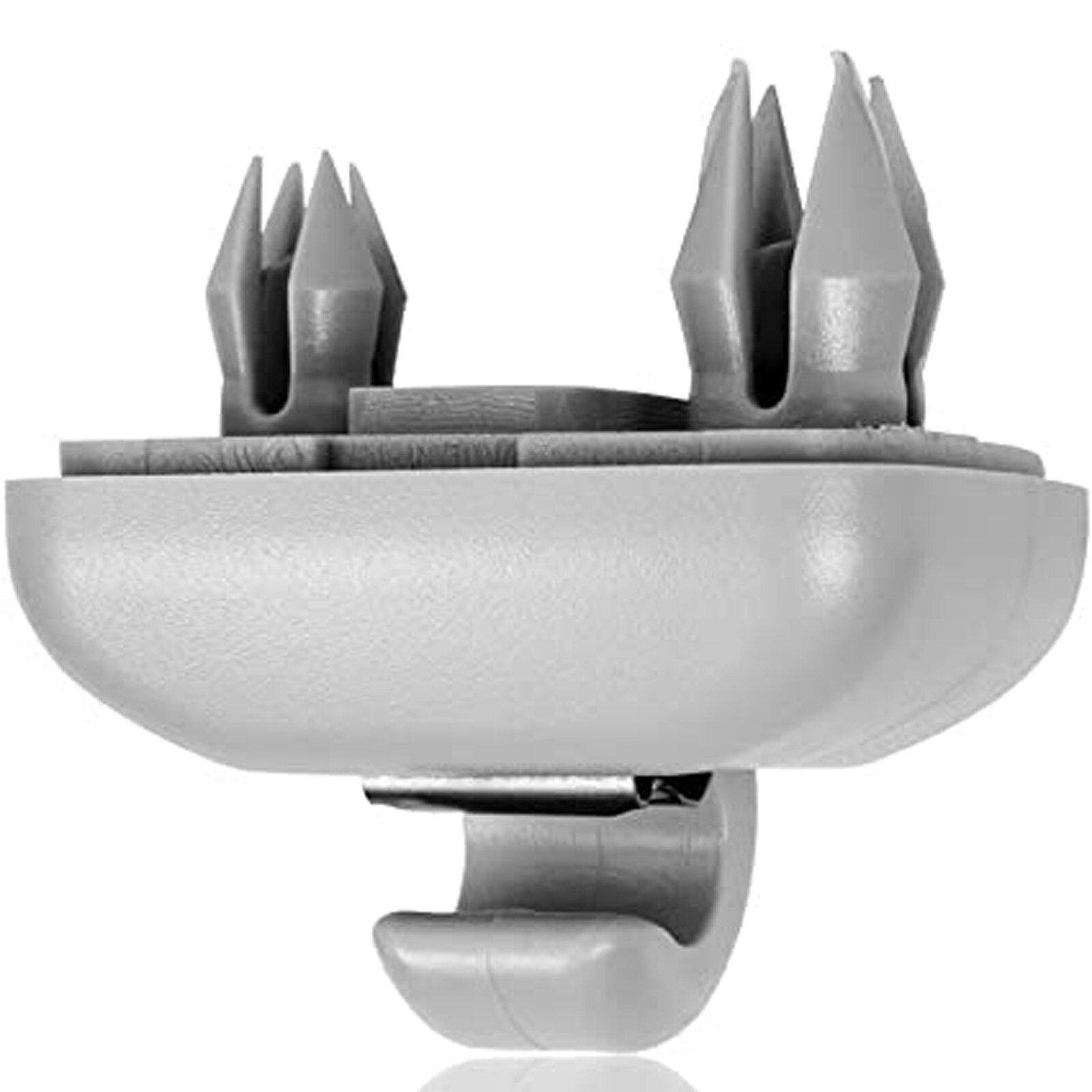 Clips de fixation pour pare-soleil intérieur, crochets gris pour pare-soleil intérieur, support d'attache, boucle en plastique, crochets en plastique durables pour pare-soleil