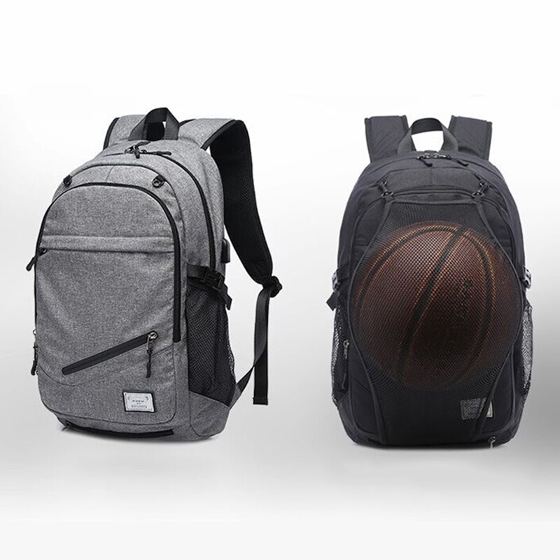 Outdoor Mannen Sport Gym Tassen Basketbal Rugzak Schooltassen Voor Tiener Jongens Voetbal Pak Laptop Tas Netto Voetbal sporttas