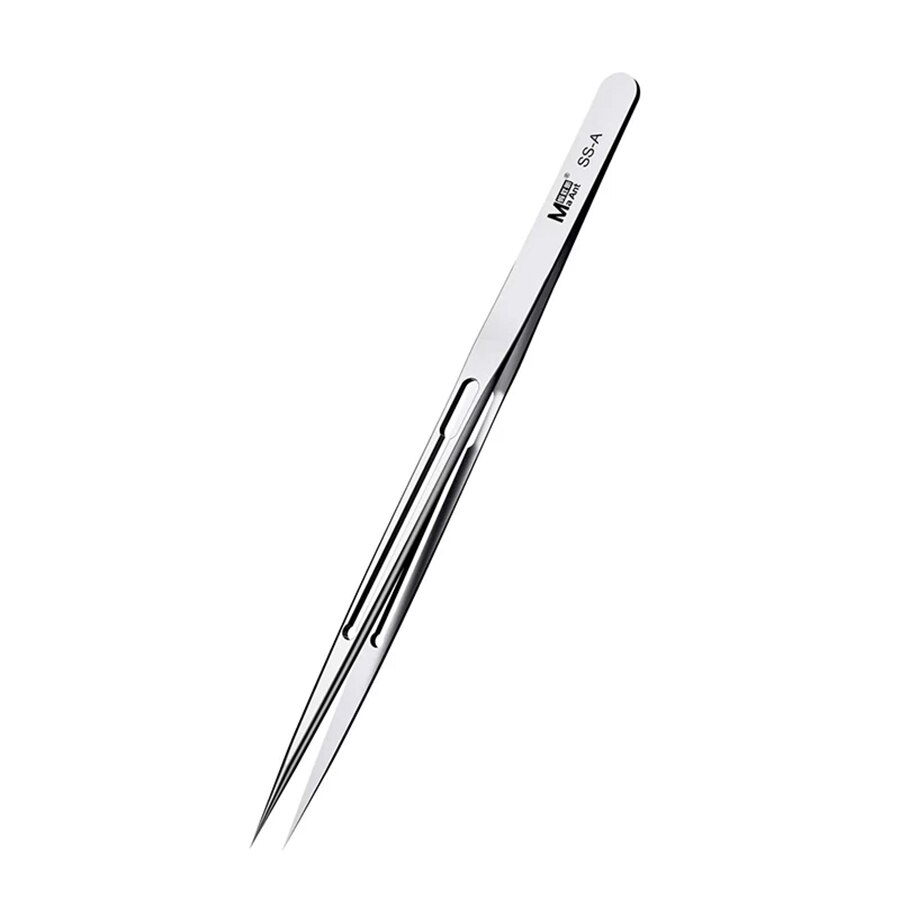 MaAnt SS-A SS-A1 Präzision Pinzette Hand Polnischen Nicht-Magnetische Edelstahl BGA IC Mikro Lözehn springen Draht Reparatur Pinzette