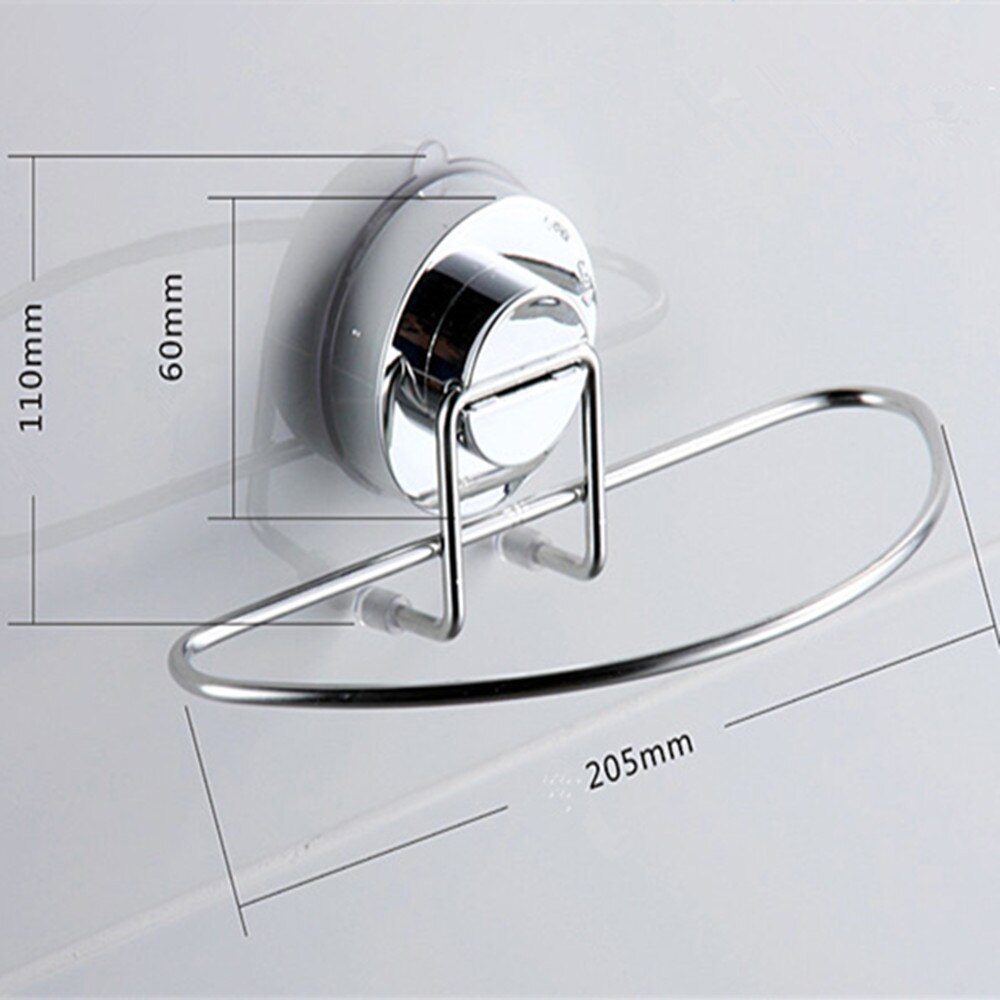 Edelstahl Küche Schlecht Toilette Saugnapf Regal Gestell Mit Handtuch Bar Q9