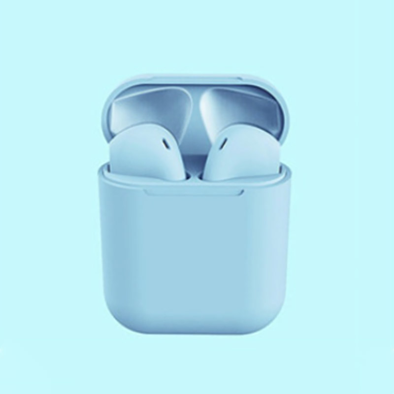 Auriculares inalámbricos Bluetooth i12 TWS con micrófono, auriculares estéreo intrauditivos, auriculares Bluetooth, auriculares deportivos para juegos para Xiaomi: Verde