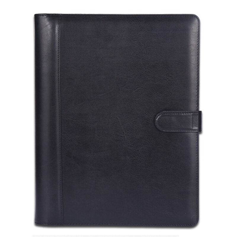 8 Packets File Folder A4 PU Ring Binder Display Book Folders With Calculator Document Bag Organizer Business Office S