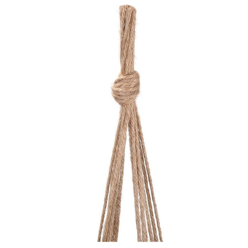 2pcs 1.05m Handgemaakte Macrame Bloem Hanger Home Gargen Plant Opknoping Mand Bloempot Plant Houder Netto Muur Tuin Decoratie