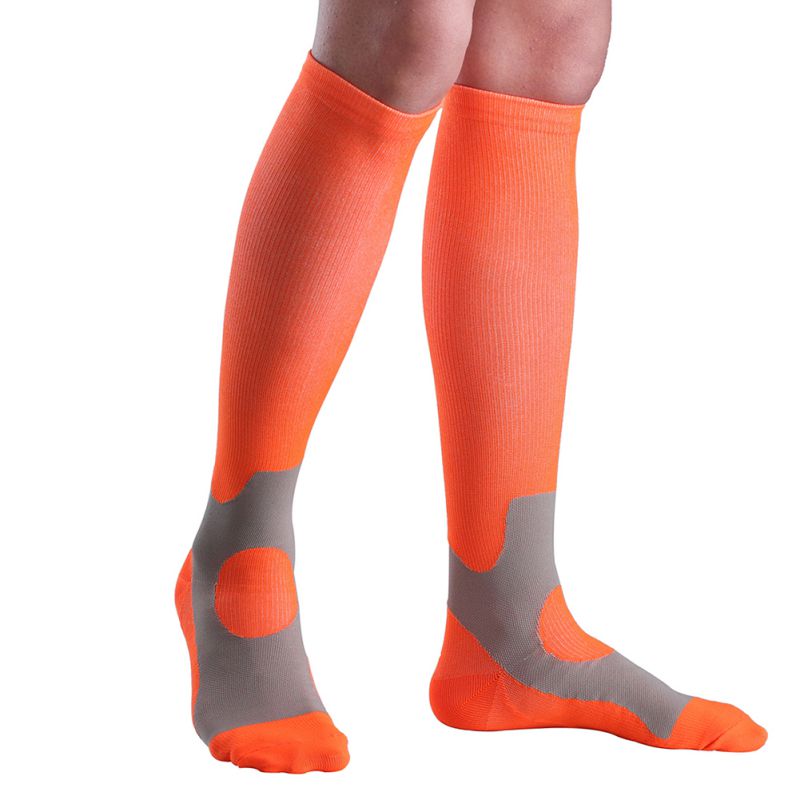 Man Vrouw Compressie Sokken Comfortabele Opluchting Zachte Miracle Koper Been Ondersteuning Stretch Ademende Sokken