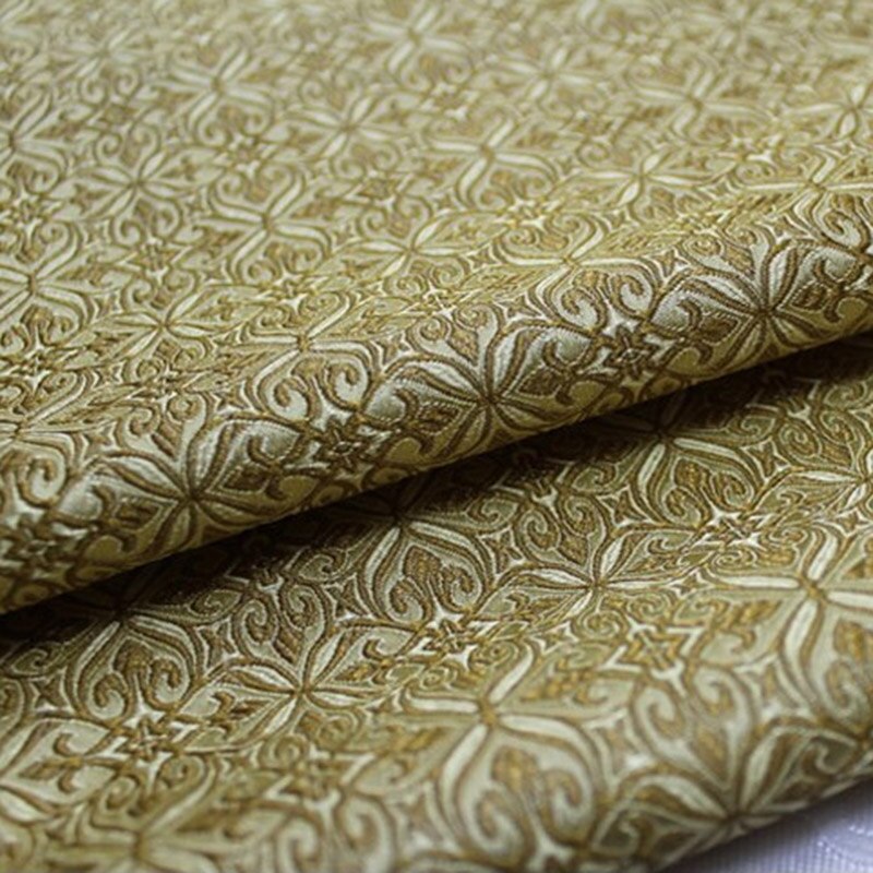 50*75cm Jacquard Brocade Fabric Chinese Dress Damask Costume Cloth Faux Silk Trim Cheongsam Children Clothes Material Diy