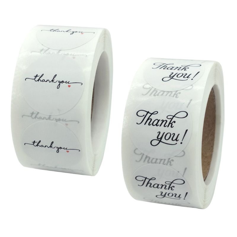 500 stuks bedankstickers zegellabel scrapbooking bakzakken bruiloftdecoratie  d0ja