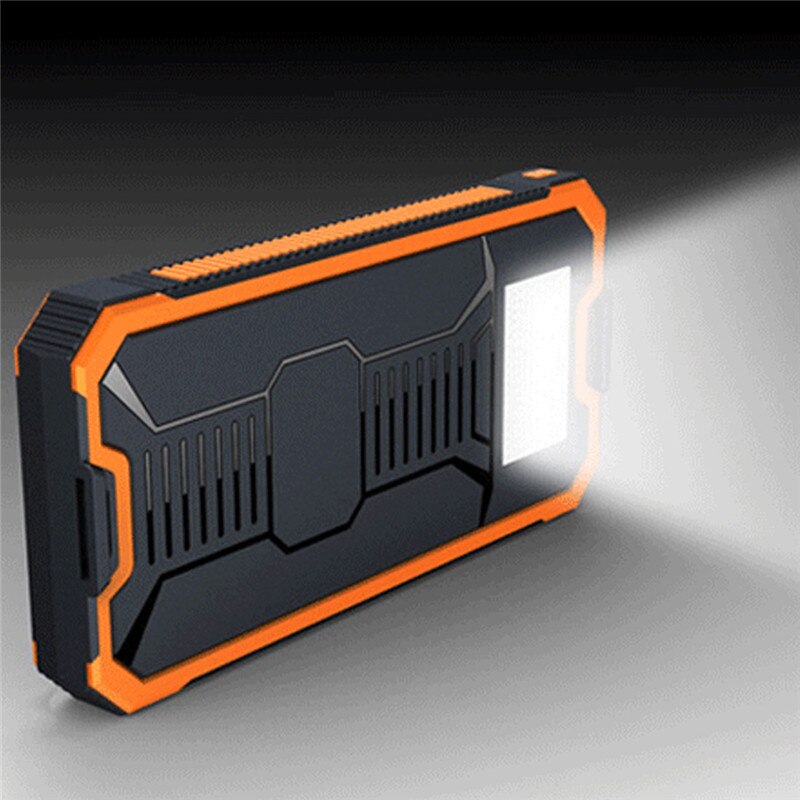 80000Mahsolar Opladen Power Bank Snel Opladen Externe Batterij Oplader Outdoor Waterdichte Power Bank
