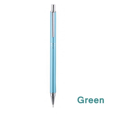 1Pcs Deli S715 Vulpotlood 0.7Mm Auto Potlood Metal Case Pencial 4 Kleuren Top Deli: Green